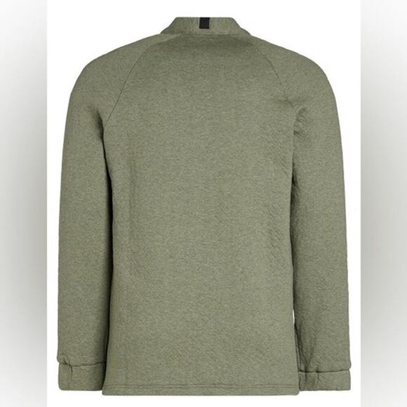 LUNYA LAHGO Restore Double Faced Cardigan Green Heathered Button Pockets XL NEW - Picture 3 of 7